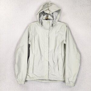 The North Face Jacket Womens Small Off White Alta Vista Lightweight Rain Coat